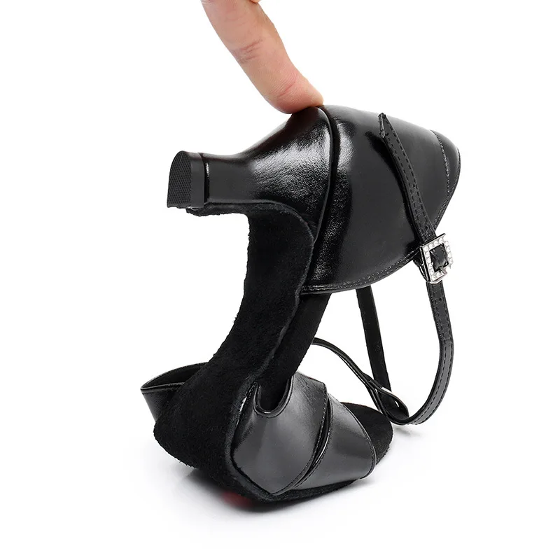 New Women Latin Dance Shoes Tango Salsa Sandals Dancing Shoes Ladies High Heel Soft Bottom Dance Shoes For Ladies Girl Wholesale