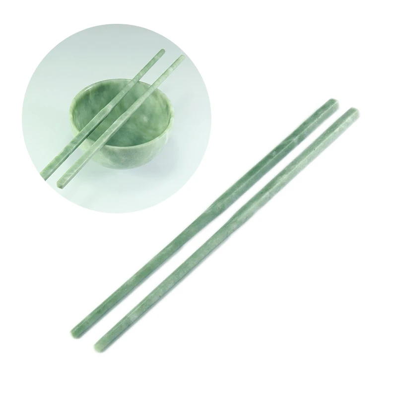

Китайские натуральные нефритовые палочки для еды Guizhou/Lushan, домашняя посуда, поделки, аксессуары для кухни