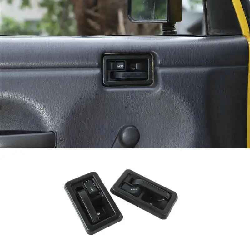

Замена черной правой левой внутренней дверной ручки для Jeep Wrangler TJ 1997-2006