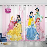 disney princess frozen creativity curtains thick blackout for children teen kids boys girls decoration home bedroom bay window
