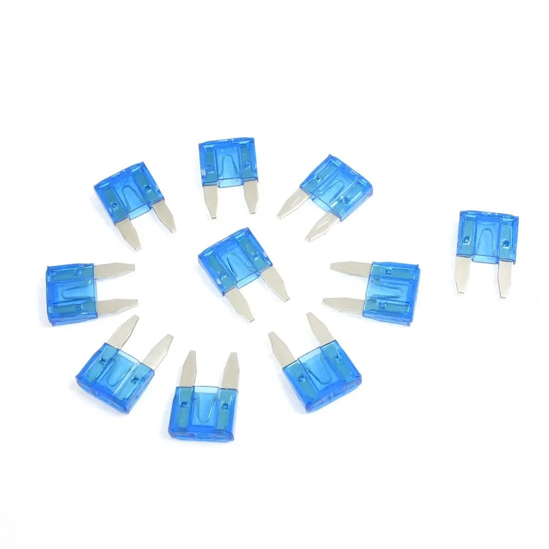 10 x ATC mini blade fuse для автомобильного предохранителя flat 15 A blue