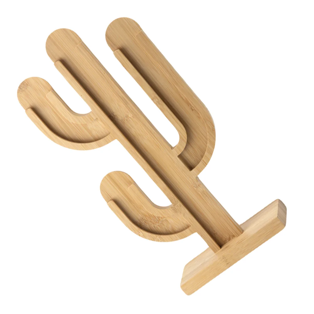 

1Pc Bamboo Coffee Storage Under Cabinet Coffee Holder Coffee Stand Holder Espresso Holder Coffee Capsules Organizer