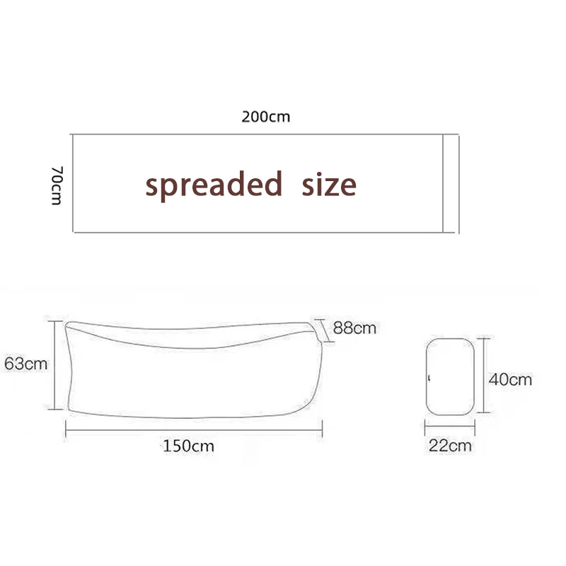 

Air Sofa Camping Water-Proof Outdoor Loungers Hammock
