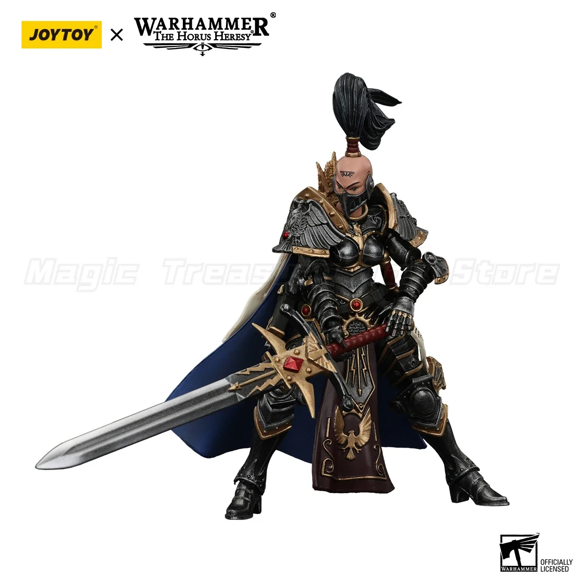 Фото 【MT】JOYTOY Warhammer 40K Sisters of Silence Knight-Commander Jenetia Krole Vigilator Squad, фигурка из ПВХ, масштаб 1/18 №2