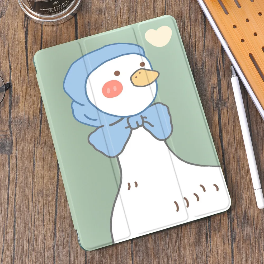 

Cute Animal for Air 4 iPad Case 9th 8th 2020 6th With Pencil Holder 10.2 7th Pro 12.9 11 2021 Mini 6 5 Cover Silicone Air 3 Case