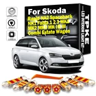 TPKE Canbus для Skoda Rapid NA2 Spaceback NH1 Fabia 1 2 3 MK1 MK2 MK3 MK I II III комбинированный светодиодный интерьерный купольный светильник