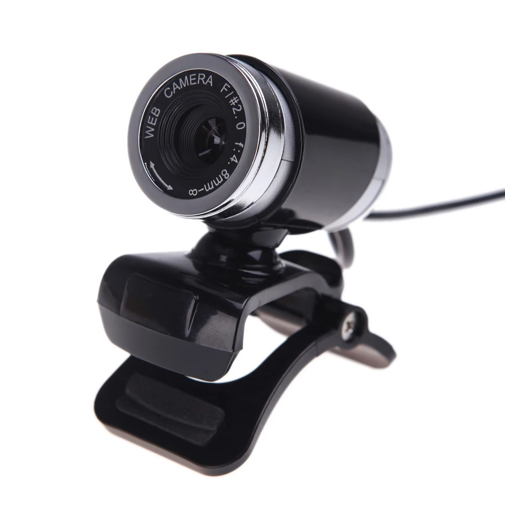 

Skype USB 2.0 HD With Mic Desktop For MSN Rotatable Clip Video PC 480P 12MP Office Home Web Camera