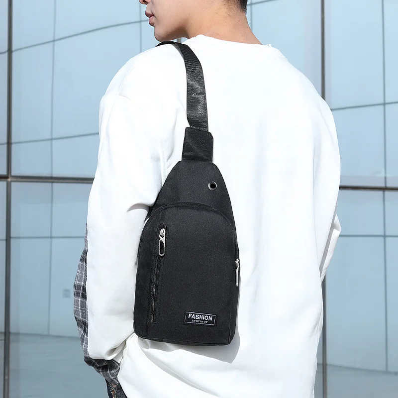 Men Bag Shoulder Bag Outdoor Trendy Chest Bag Small Satchel
