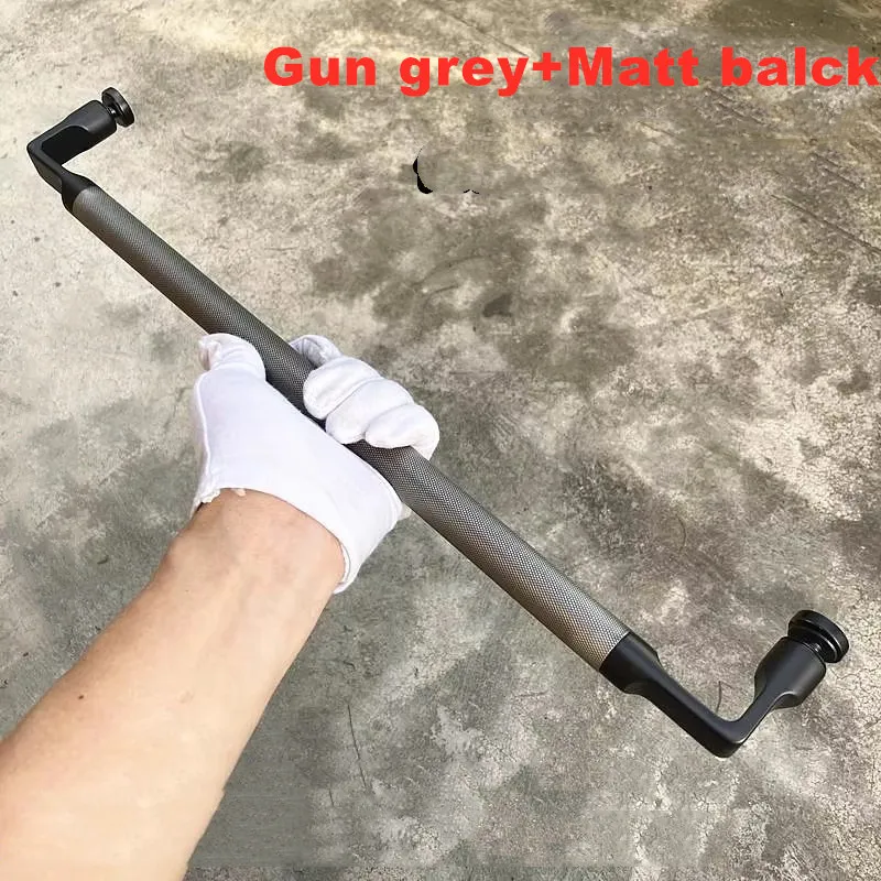 

Двухцветная дверная ручка BONJEAN из нержавеющей стали для стеклянных дверей