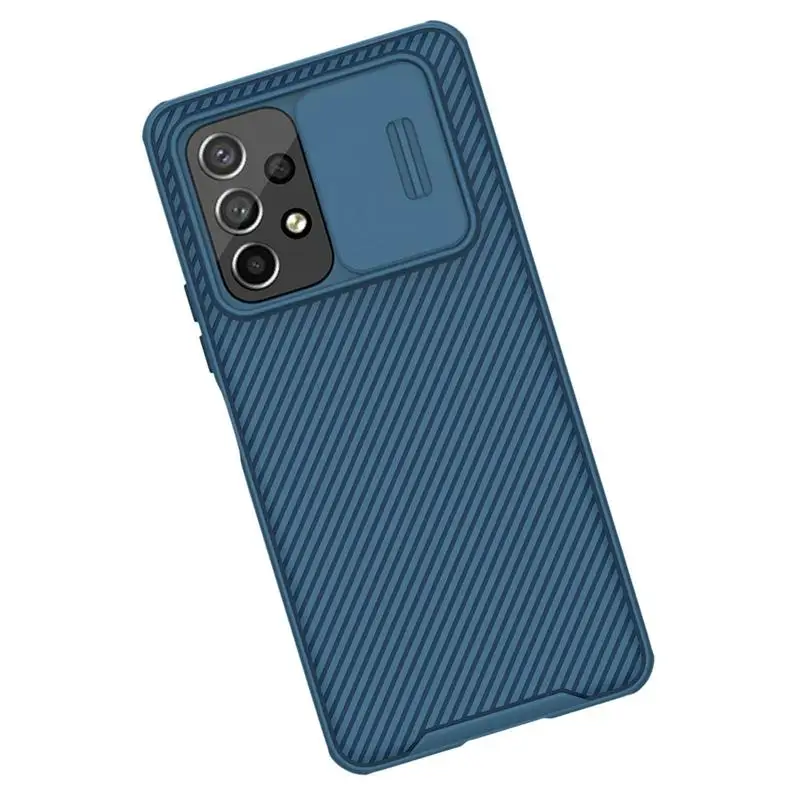 

For Galaxy A53 5G Smartphone Drop Protection Cover Case With Lens Push Window Protector Cases Anti-spying Protect Privacy