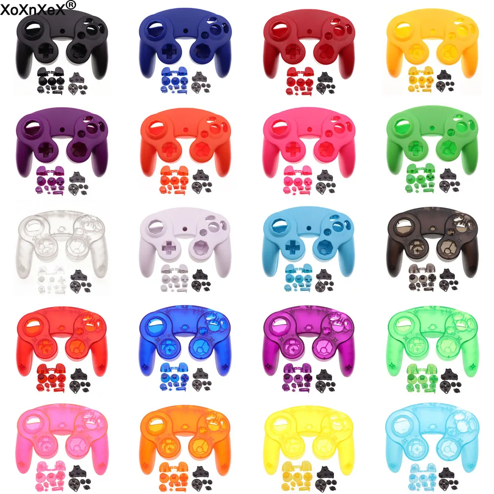 Крышка корпуса контроллера NGC Gamecube ручка запасные части кнопки защитные