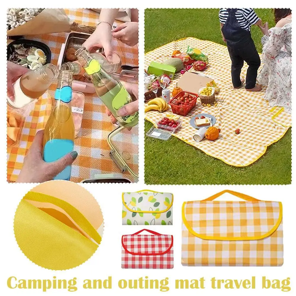 

Foldable Picnic Mat Thickened Camping Tent Grassland Mat Waterproof Portable Beach Blanket Outdoor Travel Floor Mat Sleeping Pad
