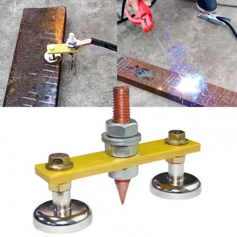 

Сварочная магнитная головка Регулируемая Магнитная сварка 3 кг поддержка заземления Зажим держатель сварочная магнитная головка безопасн...