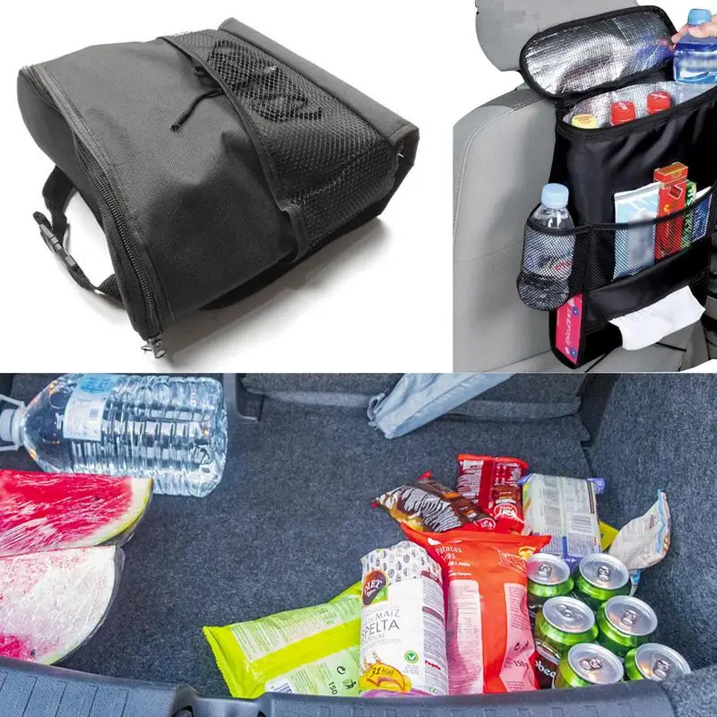 

Car Seat Organizer Auto Seat Back Multi-Pocket Ice Pack Bag Insulation Collector Hanging Storage Box Car Interior Accessories