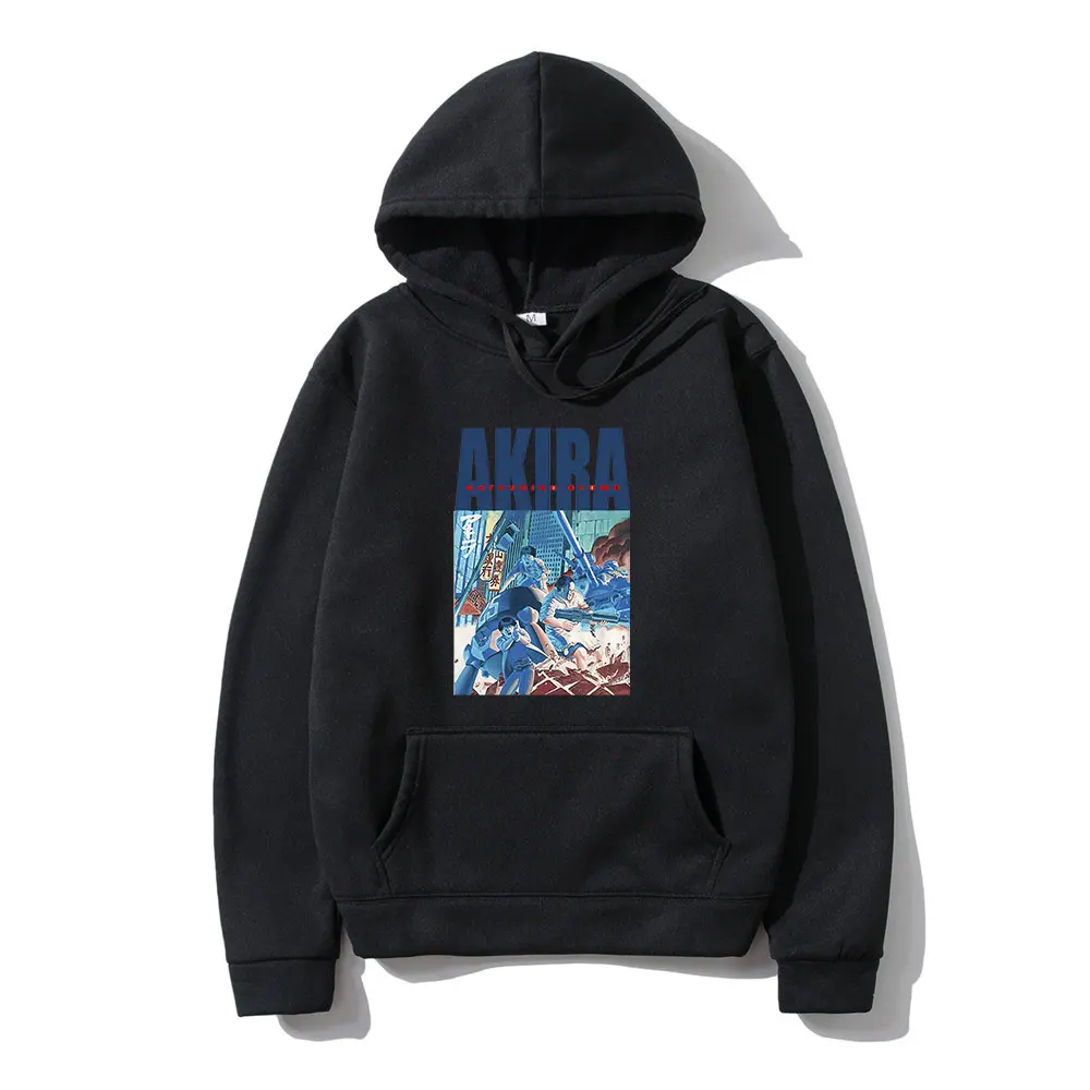 

Japanese Anime Akira Print Winter Long-sleeved Thick Design Niche Loose Casual Man Hoodie High Street New Product Simple Print