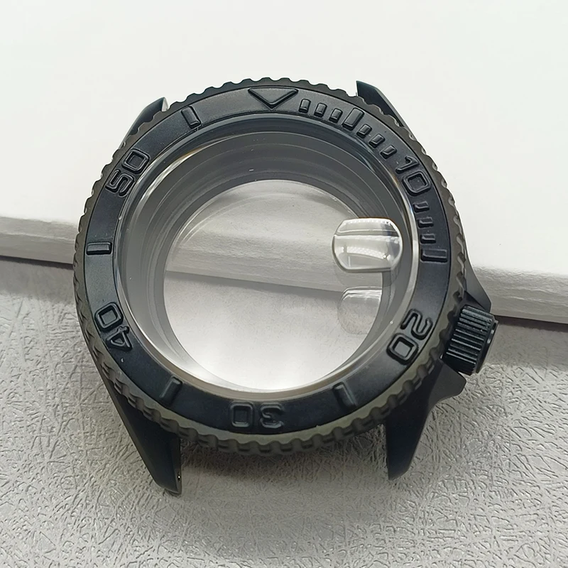 NH35 Watch Case Transparent Back Cover Fits Seiko SKX007 SKX009 SRPD NH35 NH36 4R35 4R36 Movement Men's Watches Part Replaceme