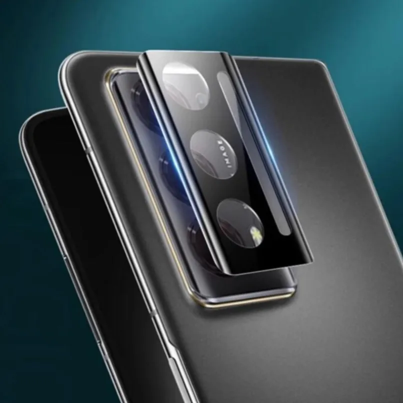 Черный чехол для объектива камеры 3D Honor Magic V2 задняя защитная пленка из