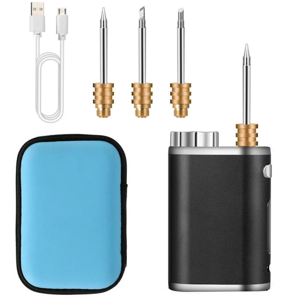 

Electric Soldering Iron Portable Wireless Charging Soldering Iron With USB Soldering Tool With Soldering Iron Tip Rechargeable