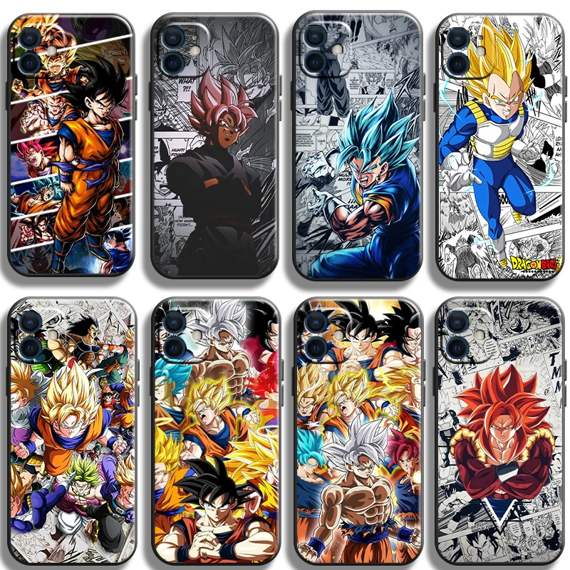 

Japan Anime Dragon Ball Funda Phone Case For iPhone 11 13 12 Pro Max 12 13 Mini X XR XS MAX SE 2020 7 8 6s Plus Celular Unisex