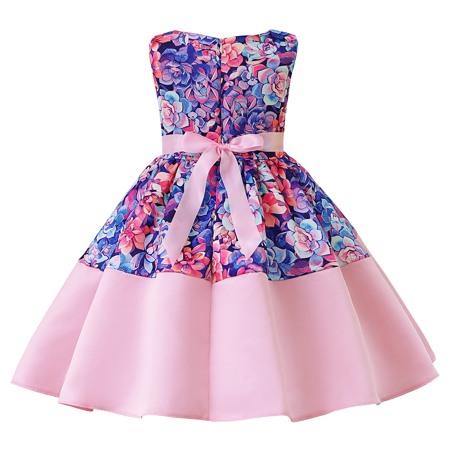2-10 Years Girl Kid's Dress Floral Princess Party Dresses Wedding Flower Girl Dress Children Birthday Pageant Ball Gown Tutu