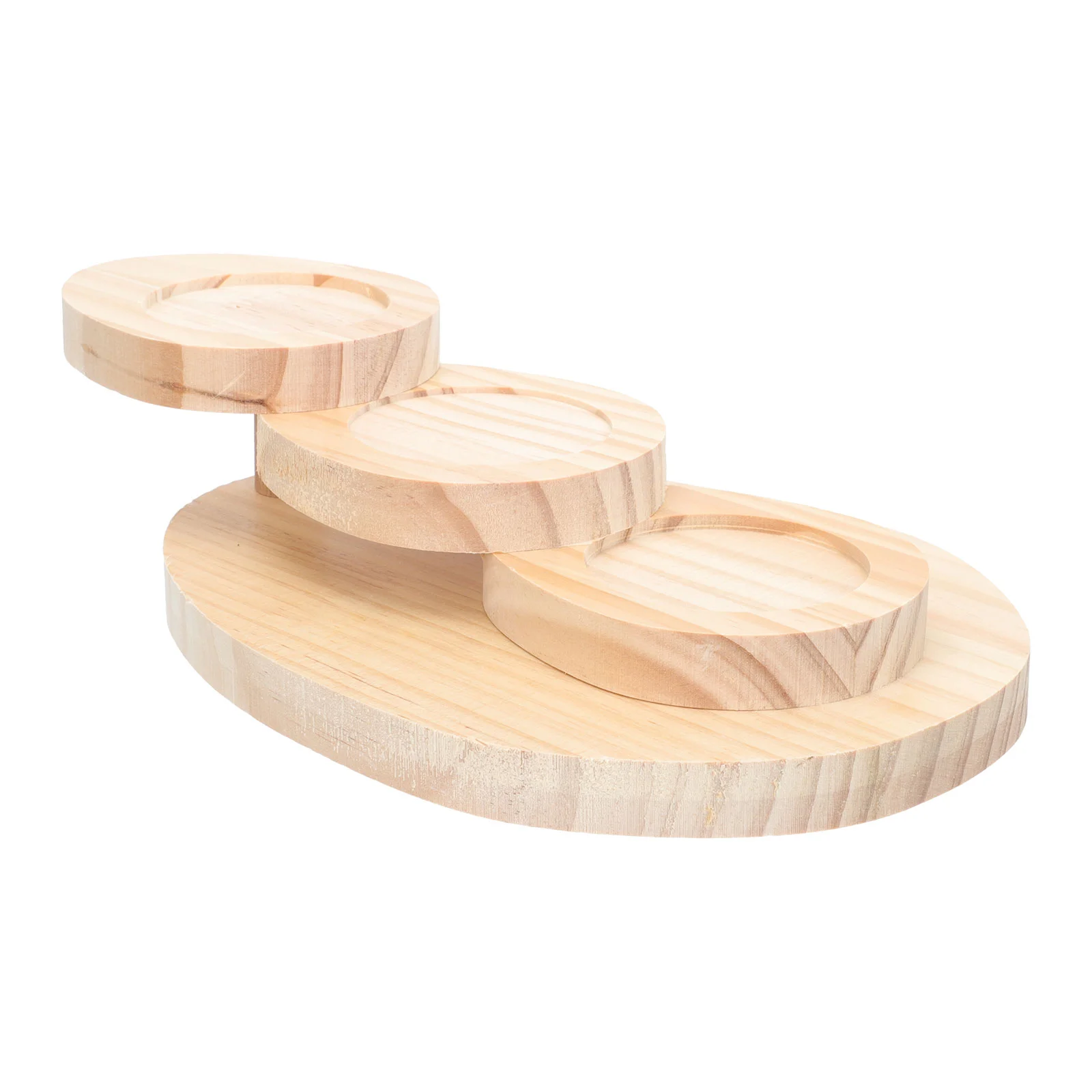 

Party Cake Stand Wooden Cake Holder Cupcake Dessert Display Stand Party Supplies