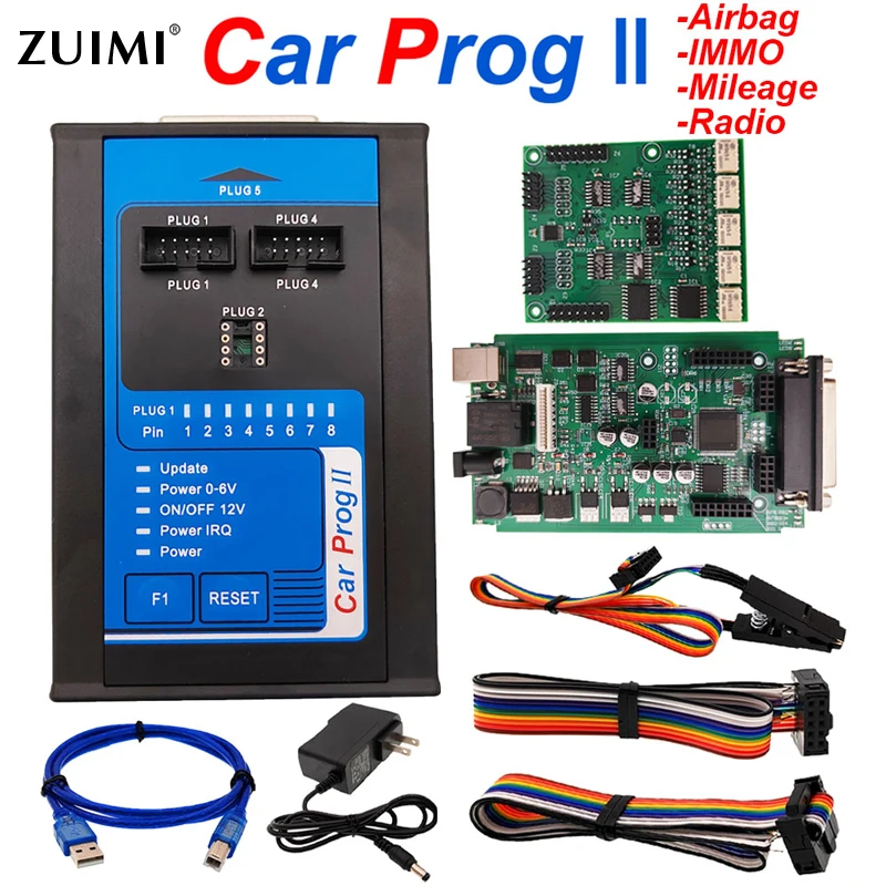 

CarProg II Carprog 2 Полный комплект ECU Программатор сброс Авто ECU чип Тюнинг инструмент программа для аварии данных Подушка безопасности радио IMMO пробег