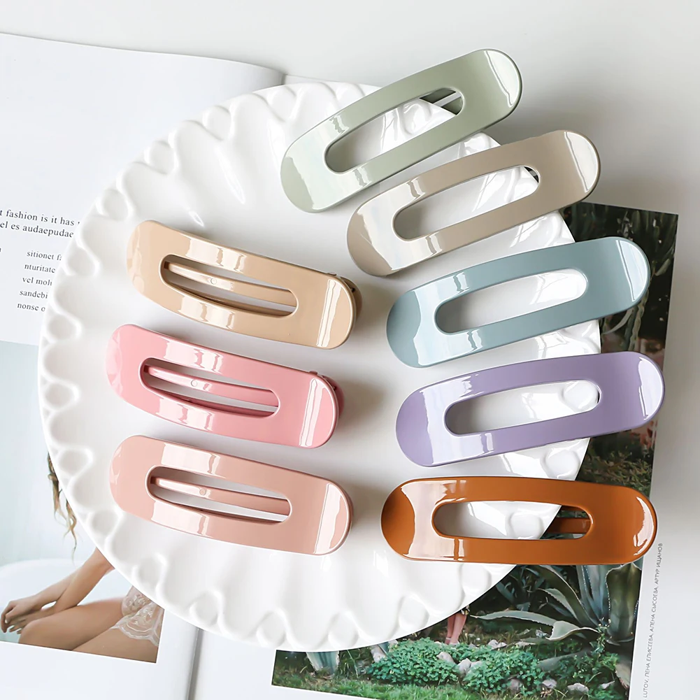 

Glossy Hair Clip Large Duckbill Clip Korean Side Clip Back Head Hair Big Clip Bangs Headdress Female Hair Tools Hairpin