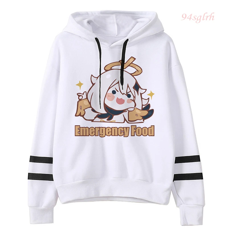 Женский пуловер с капюшоном и принтом |