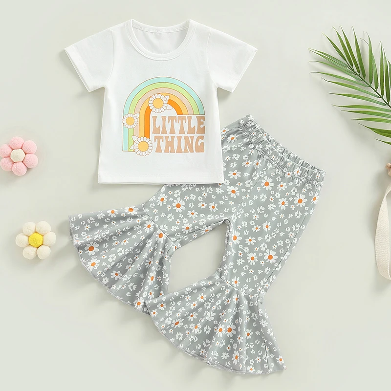 

Детская летняя одежда для девочек, футболка с коротким рукавом и надписью