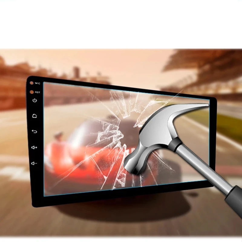 

For Car Radio Stereo DVD GPS Touch Full LCD Screen Fiber Tempered Glass Protective Film Sticker