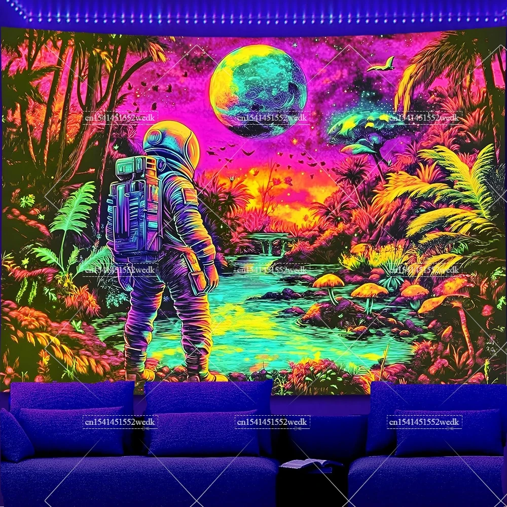 

Гобелен Blacklight Галактика FFO