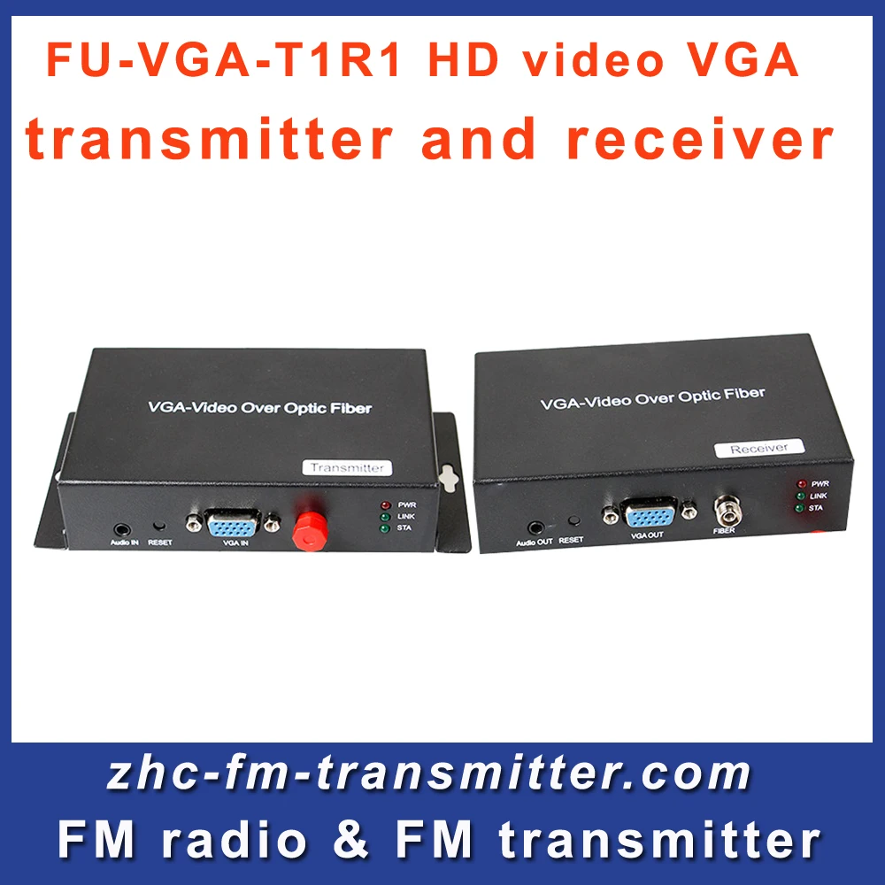 

FU-VGA-T1R1 HD Video VGA Transmitter And Receiver Digital Stereo For CCTV Circuit Television Link