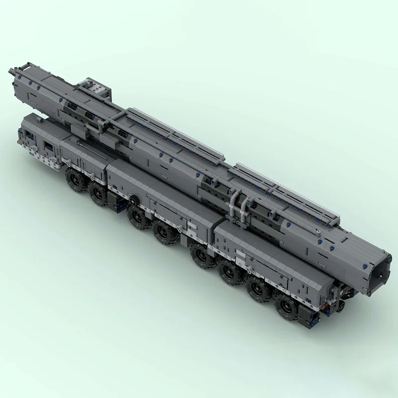 Фото 4360 деталей MOC Technical MZKT RS 12M Topol SS Sickle: Конструктор, развивающая игрушка, рождественский подарок для детей №4