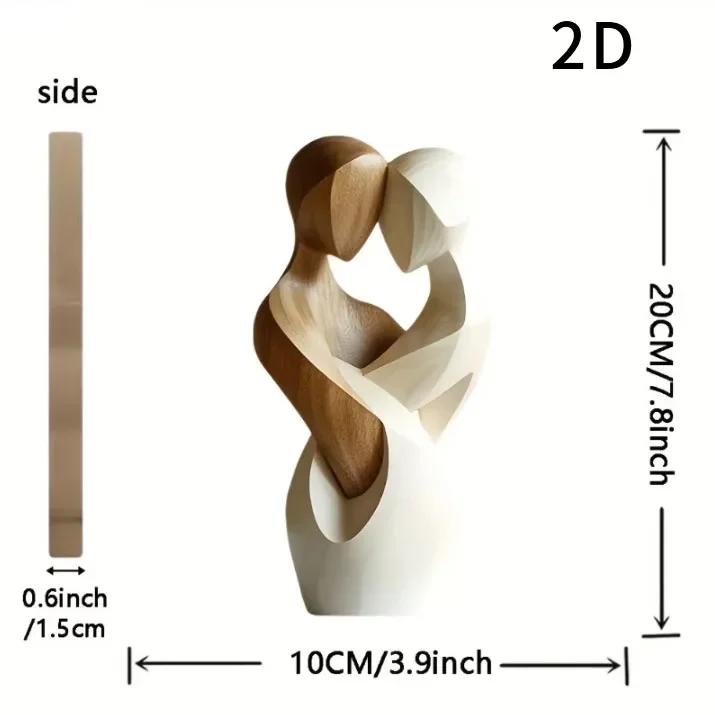 

Деревянная статуя пары