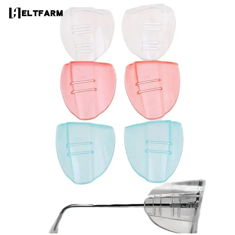 

1 Pairs Clear Side Shields Universal Goggles Eyewear Protection Slip Wings Safety Glasses Shield TPU Soft Glasses Side Shields