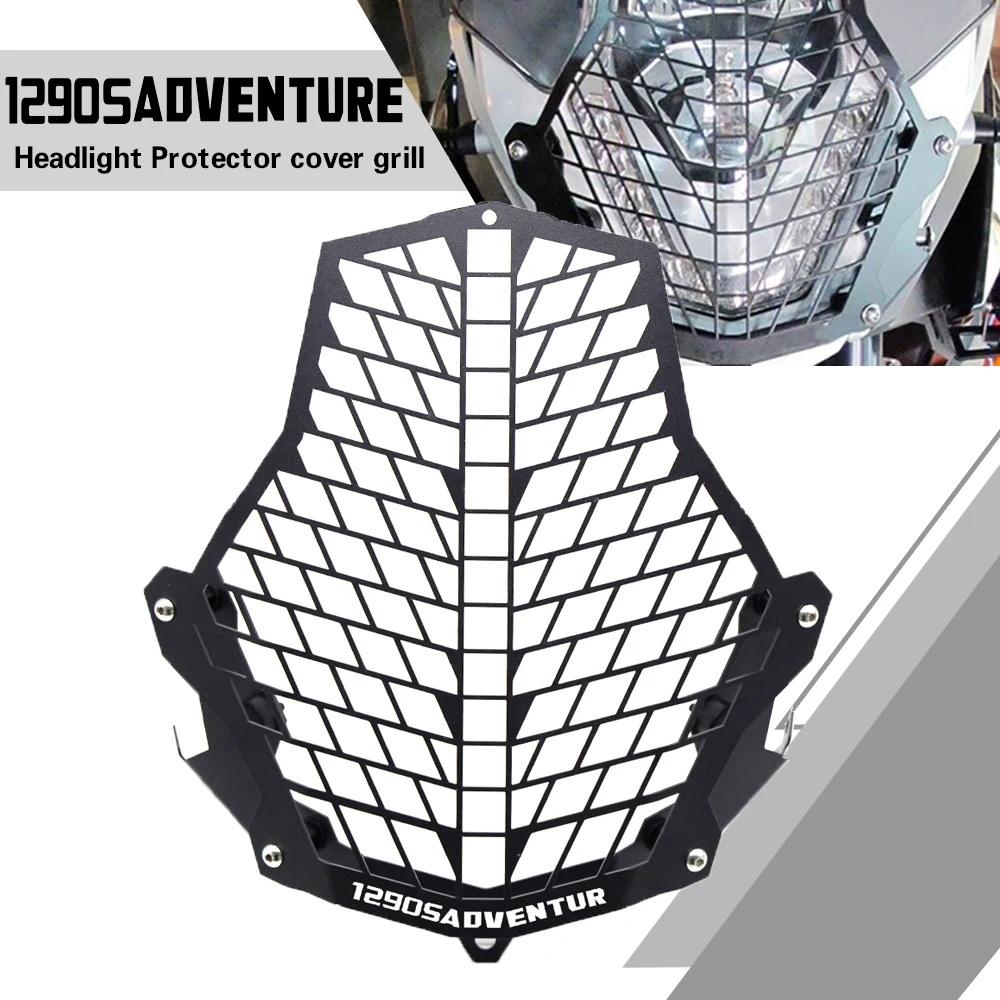 

Motorcycle Modification Headlight Grille Guard Cover Protector For 1050 1090 1190 1290 Adventure R 2013 2014 2015 2016 2017 2018