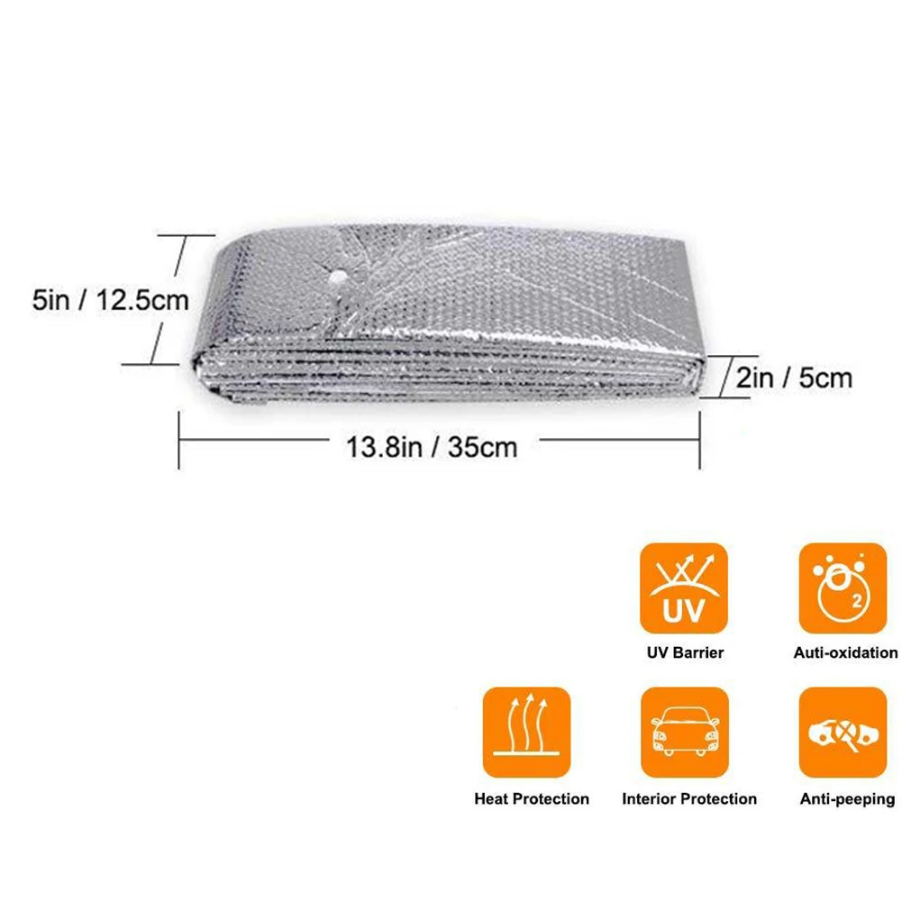 

Car Sun Visor Windshield Sunshade Aluminum Foil Windshield Shade Replacement Silver Sun Shade Sun UV Prodoction Windscreen Cover