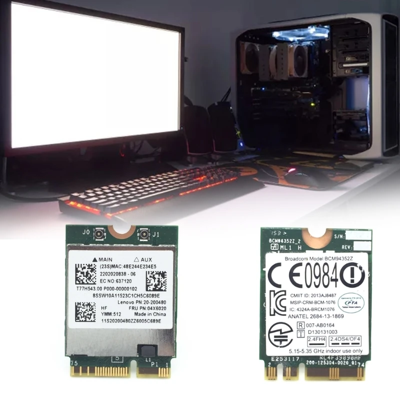 Рисунок 2 - Высокоскоростной WiFi-ключ BCM94352Z