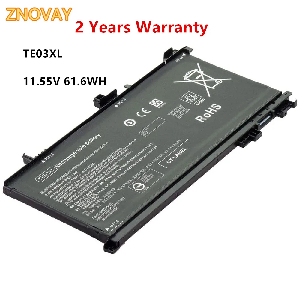Аккумулятор ZNOVAY для ноутбука, 11,55 в, Вт/ч, TE03XL