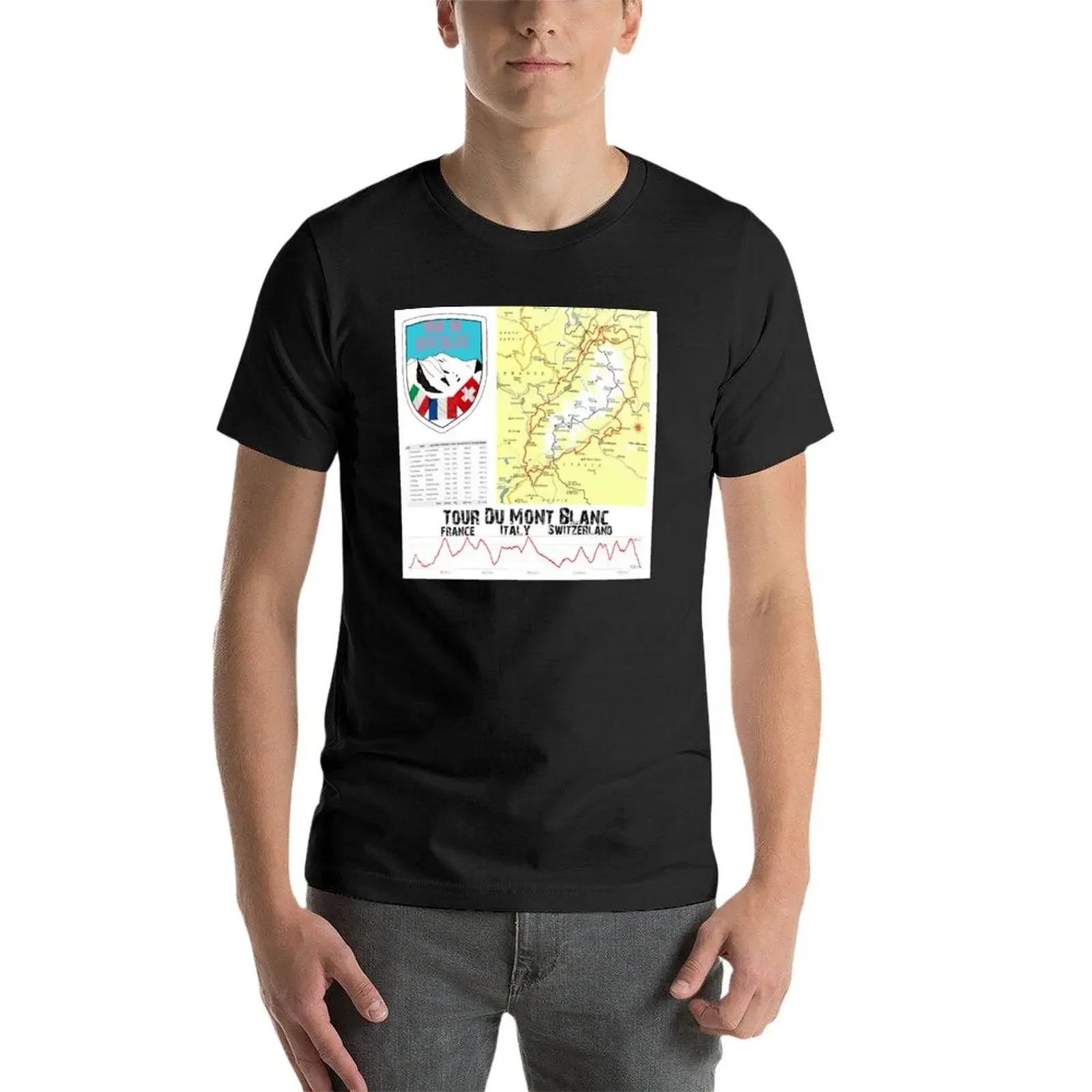 Футболка Tour Du Mont-Blanc винтажные футболки милая одежда забавные костюмы аниме для