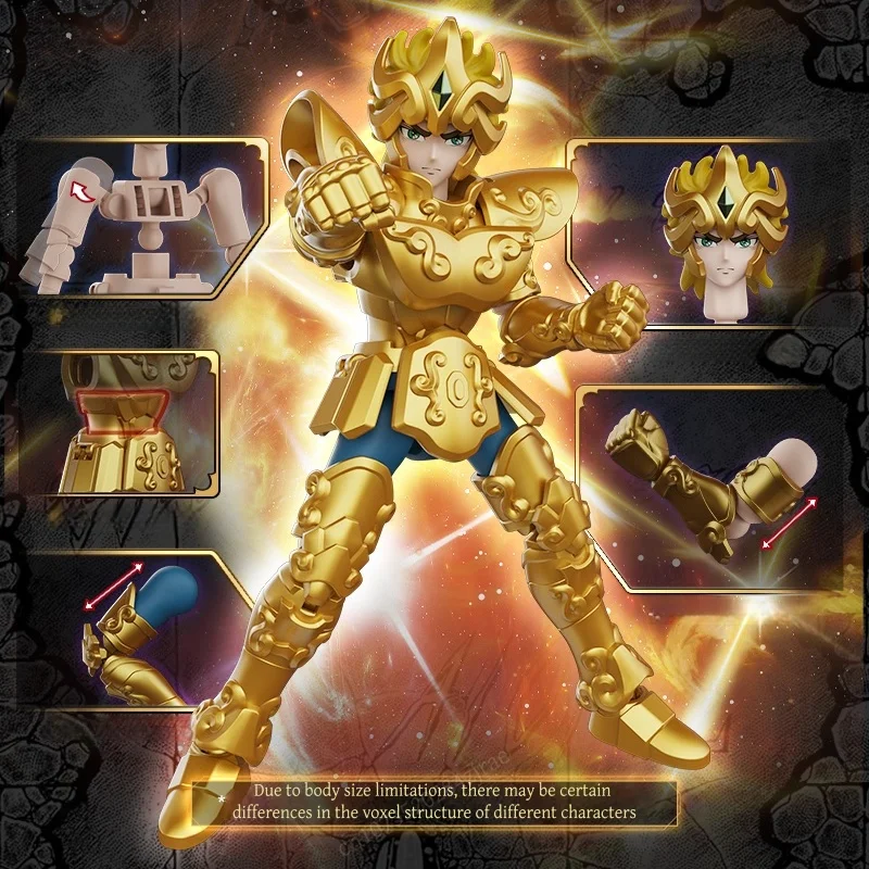 Фото BLOKEES Saint Seiya сборные строительные блоки Man Star Edition 3, мобильная модель, настольная игрушка, орнамент, подарок на день рождения №4