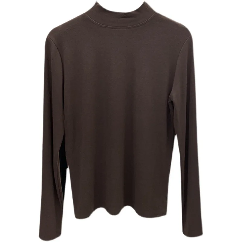 Женская Фланелевая рубашка с длинным рукавом и воротником-стойкой