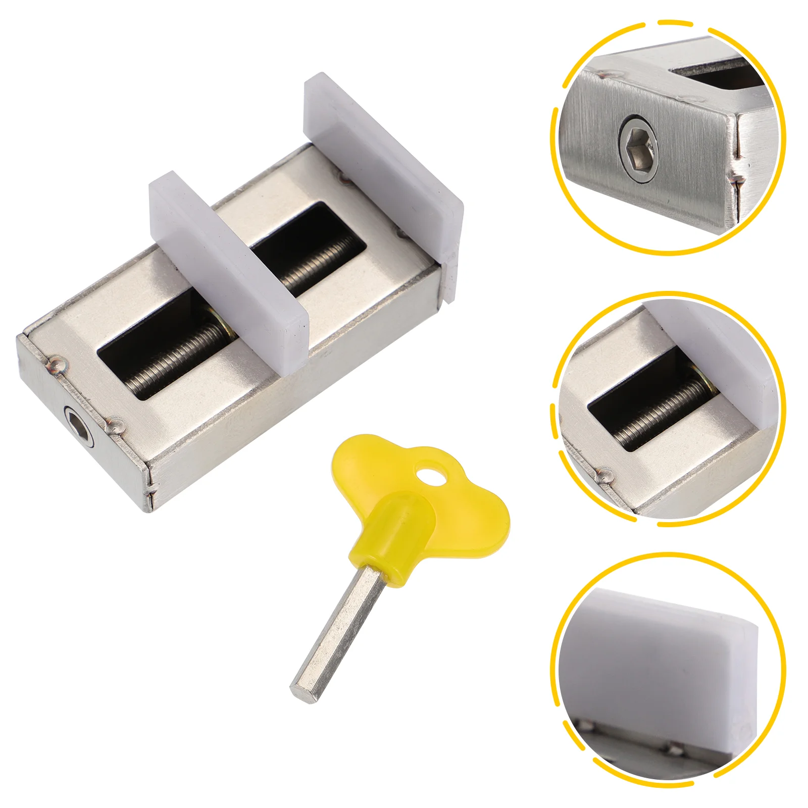 

Window Lock Safety Sliding Door Lockschild Sash Anti Stop Bar Restrictor Opening Catches Latchguard Stopper Adjustable Toddler