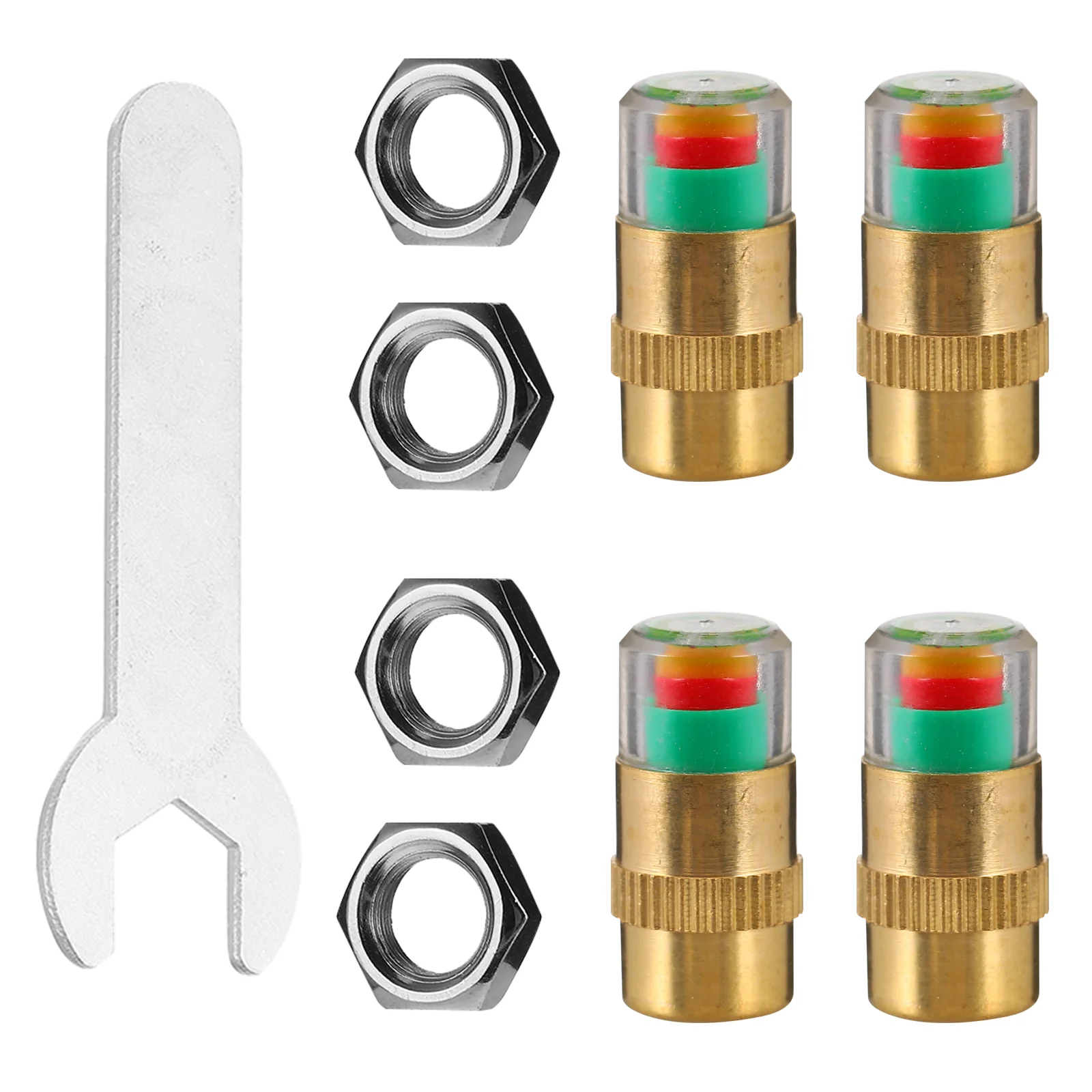 

1 Set Car Tire Pressure Caps Anti- Tire Pressure Tool Tire Pressure Caps