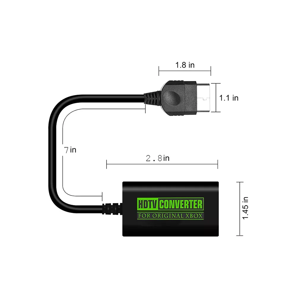 

Console For Xbox To HDMI-compatible Converter Digital Video Audio Adapter for XBOX 480P 720P 1080i for HDTV Monitor