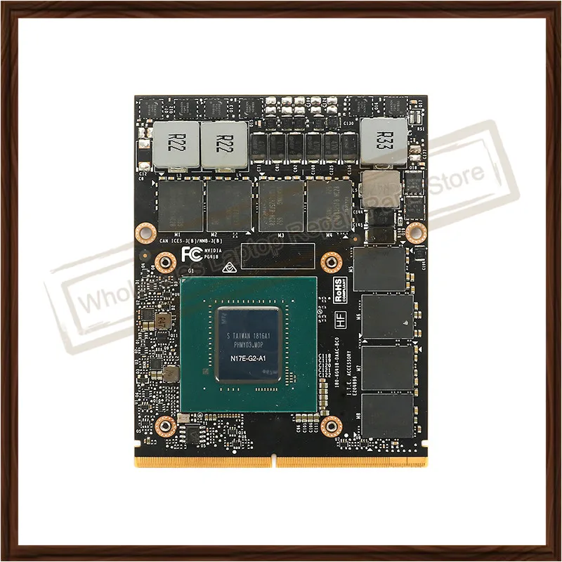

Оригинальная графическая видеокарта GTX1070M GTX 1070M 8 Гб N17E-G2-A1 GDDR5 VGA для Dell Alienware17X 18X для Dell HP MSI clevo