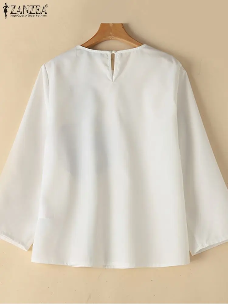 Женская блузка с цветочным принтом