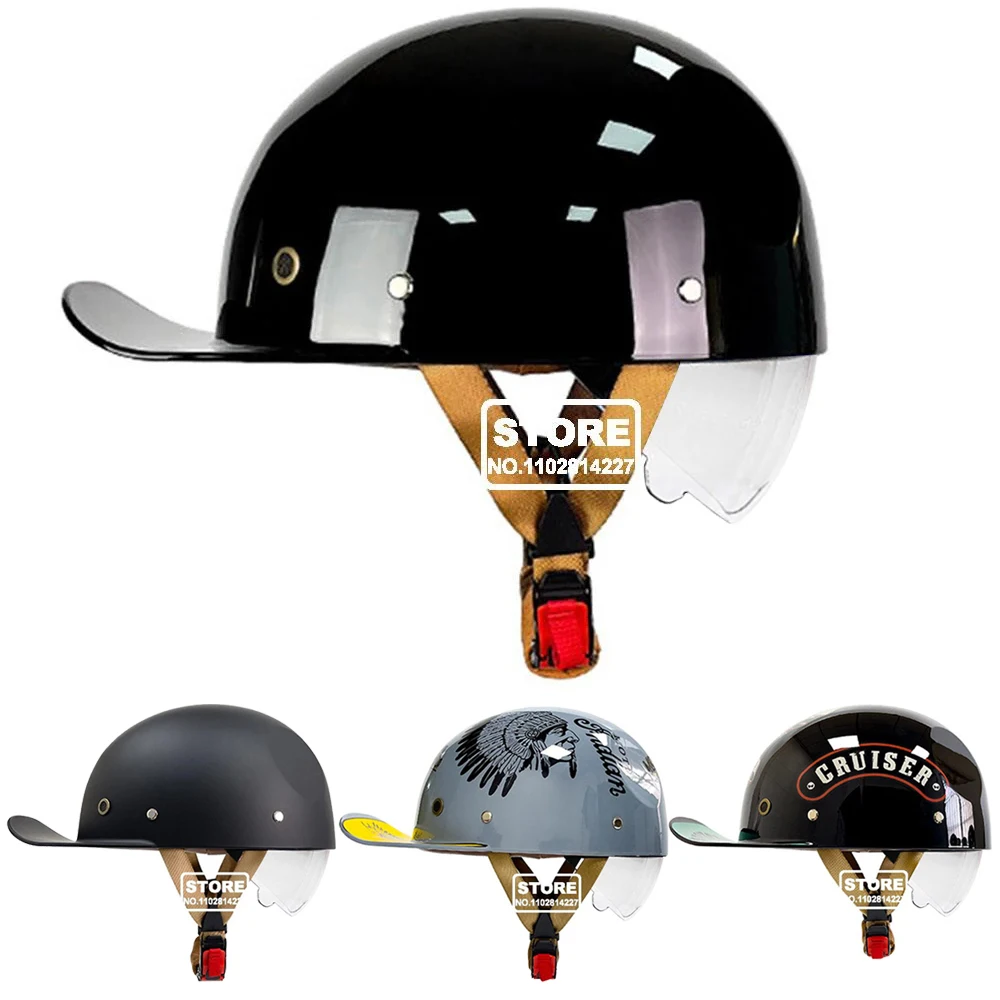 Кепка для мотошлема в стиле ретро мужчин и женщин