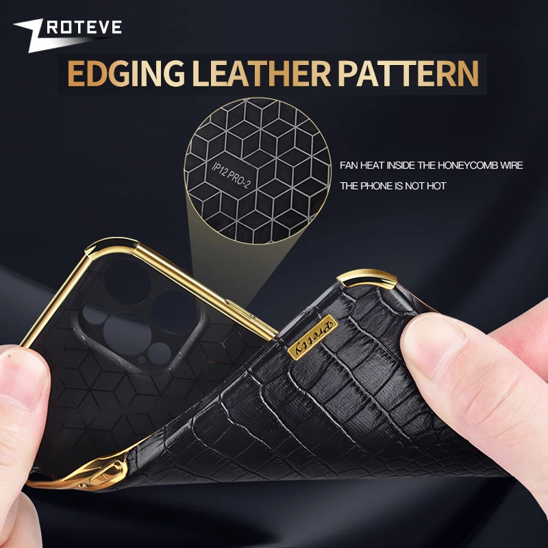 P30 Case Zroteve Crocodile Pattern Leather Cover For Huawei Lite P20 P40 Pro Plus 5G P30Pro P30Lite Shockproof Phone Cases |
