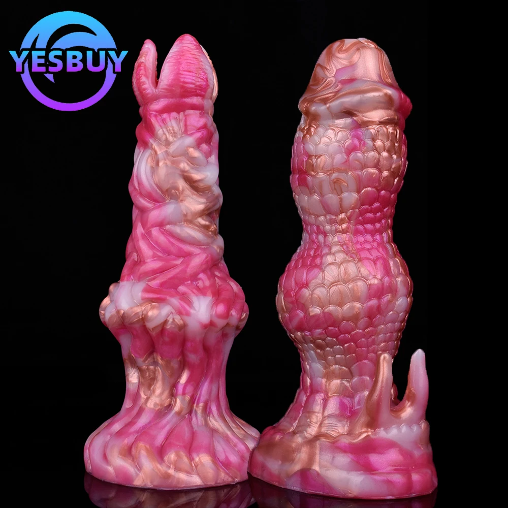 YESBUY фаллоимитатор с толстым узлом вибратор игрушки фэнтезийный вибрационный